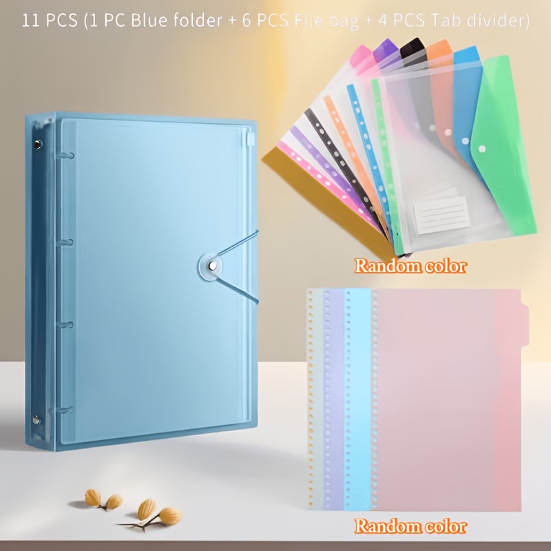 11Pcs A4 Loose Leaf Folder Set - огляд і ціна Document Scanner Portable