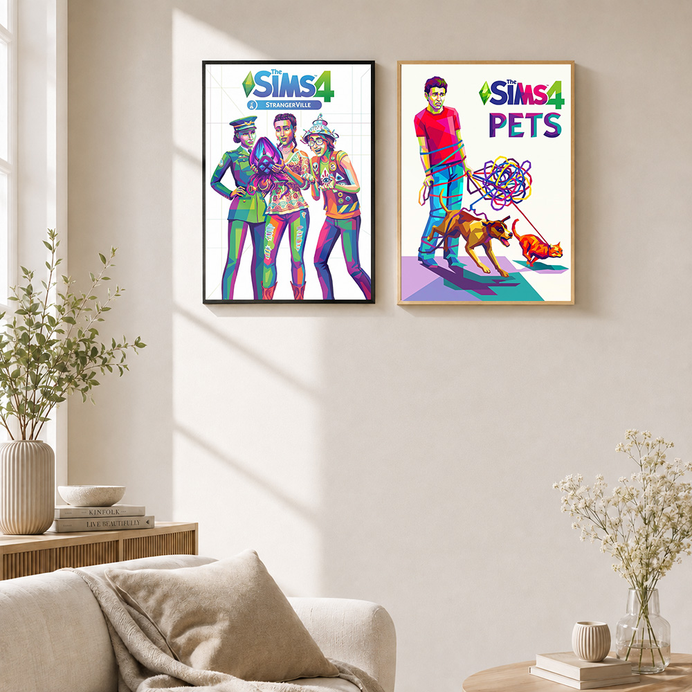 The Sims Metal Posters With Al - огляд і ціна Home Office Room Inspiration