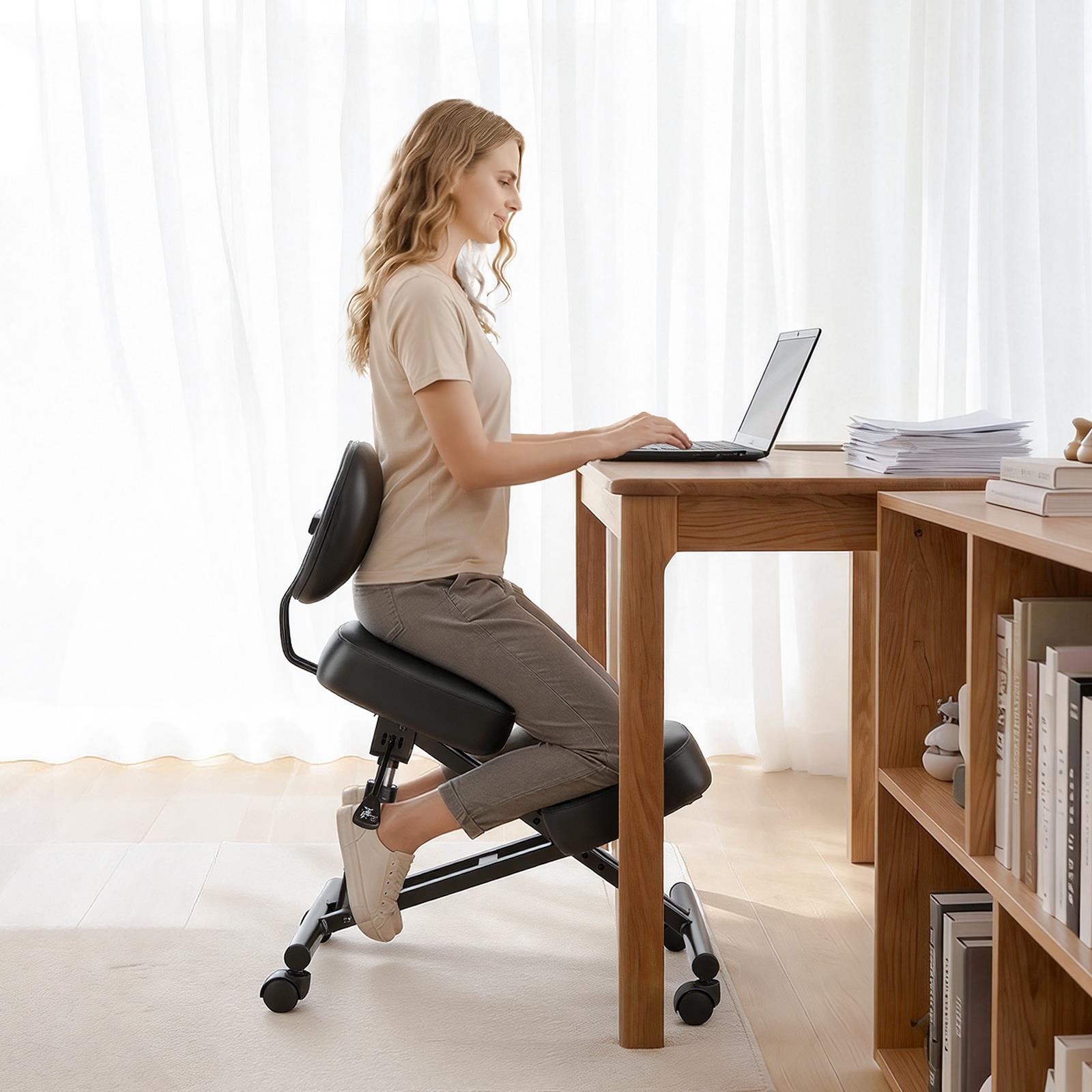 Ergonomic Kneeling Chair with  - огляд і ціна Ergonomic Office Chair