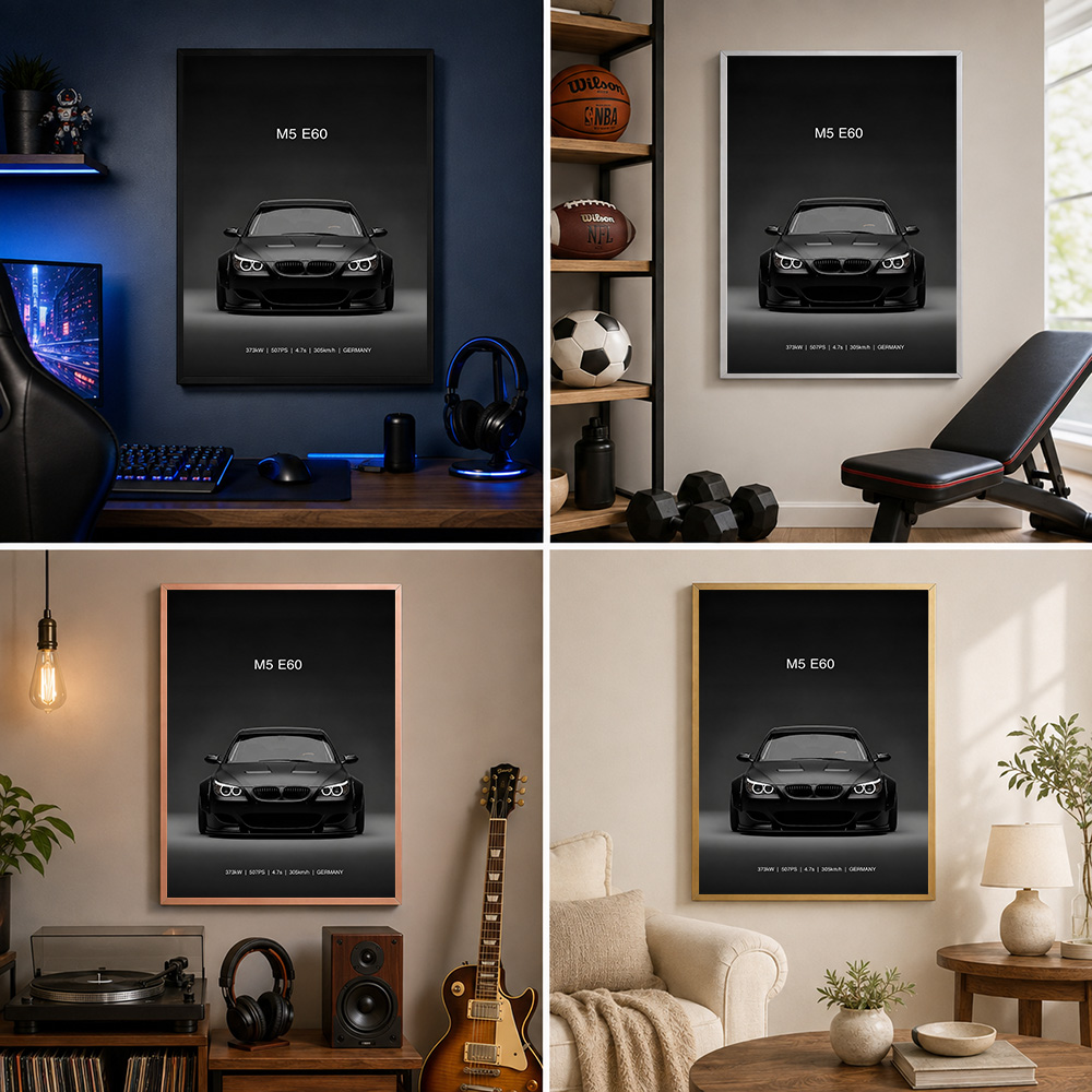 German M5 E60 Black Car Metal  - огляд і ціна Home Office Or