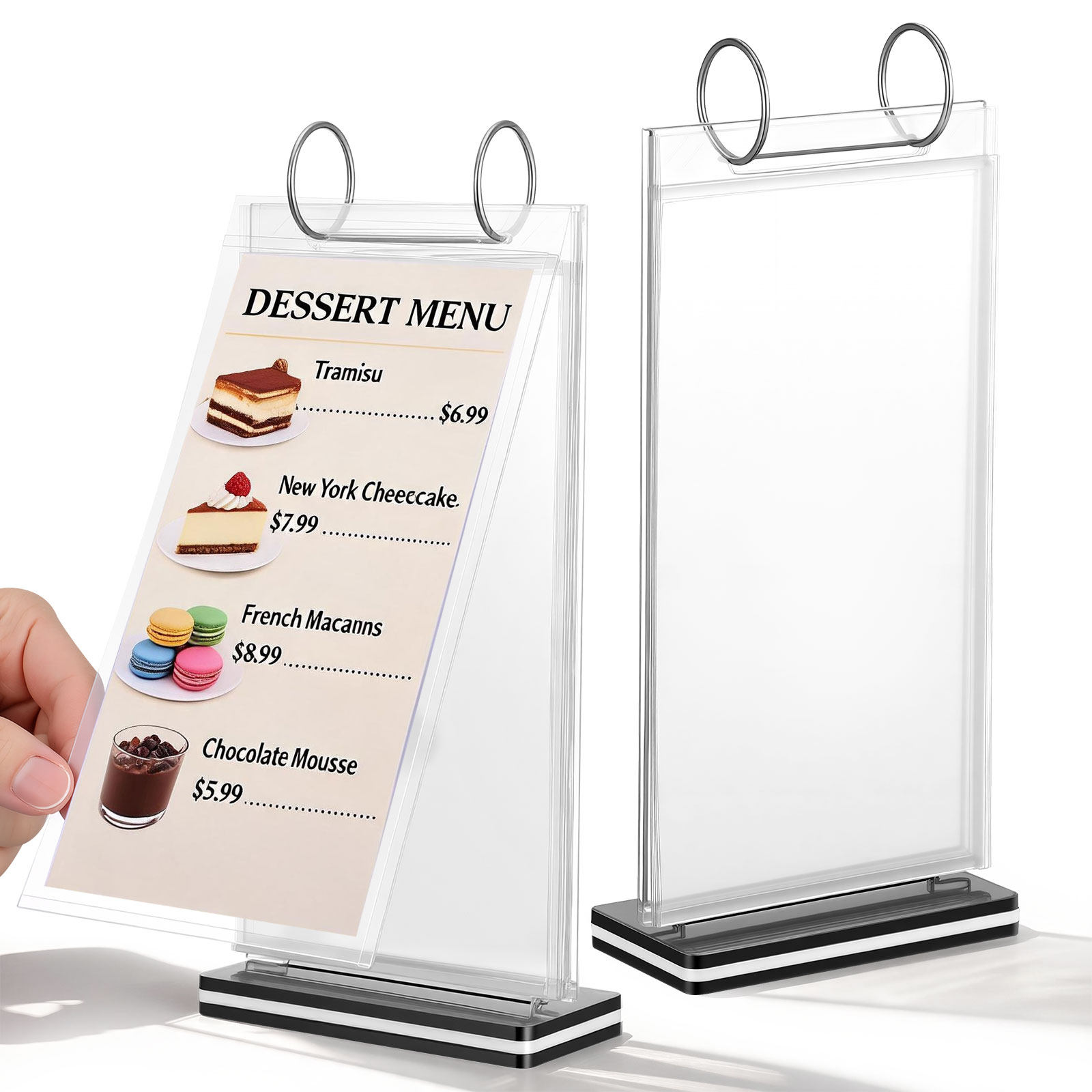 2Pcs Flip Display Menu Stand S - огляд і ціна Document Holder Stand