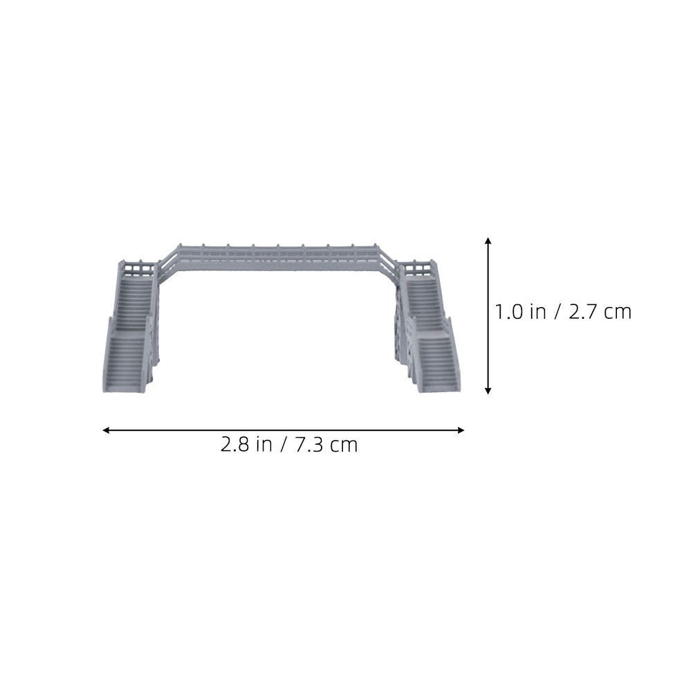2Pcs 1:87 Scale Footbridge Min - огляд і ціна Home Office Layout